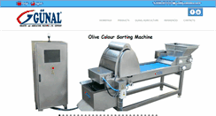 Desktop Screenshot of gunalmakina.com.tr
